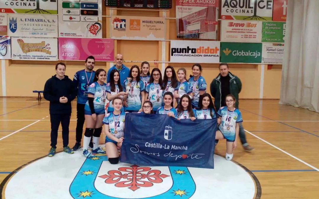 El INFANTIL A del CV Kiele TERCERO en el Campeonato Provincial