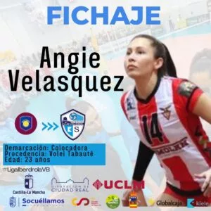 Angie Velasquez, nueva jugadora del Kiele